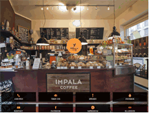 Tablet Screenshot of impala-coffee.com
